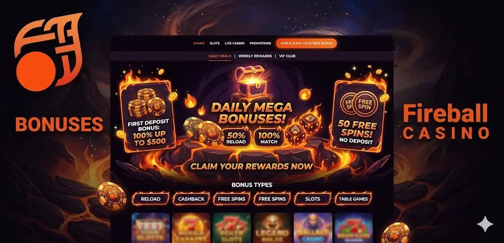 Fireball Casino bónuszok