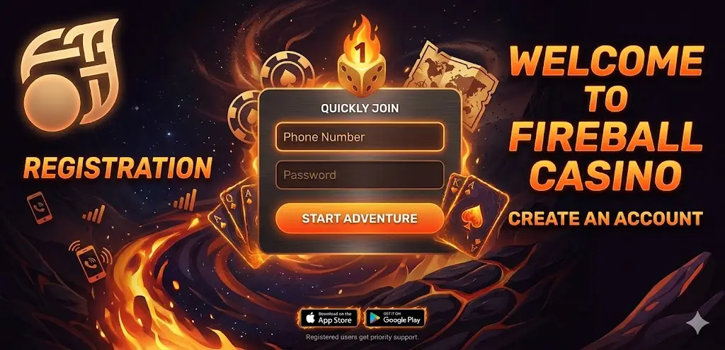 Fireball Casino regisztráció